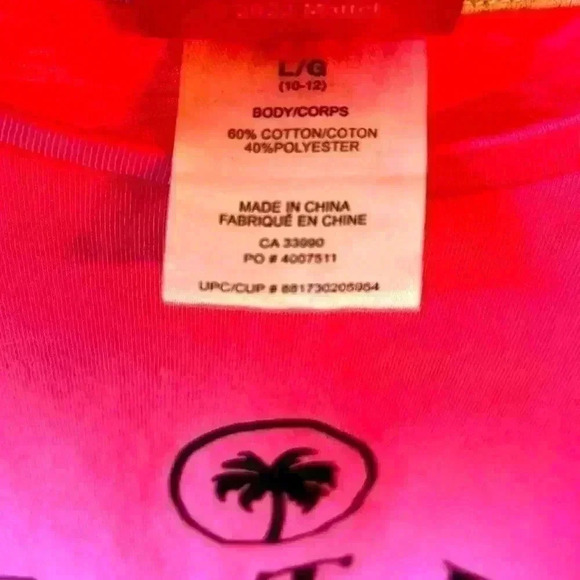 Kids Barbie Cropped  Tee Pink Fun Girly Gift Girls Children Shirt - Picture 4 of 5